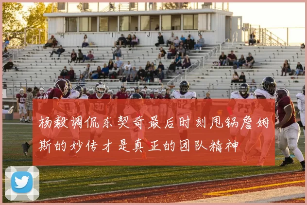 杨毅调侃东契奇最后时刻甩锅詹姆斯的妙传才是真正的团队精神